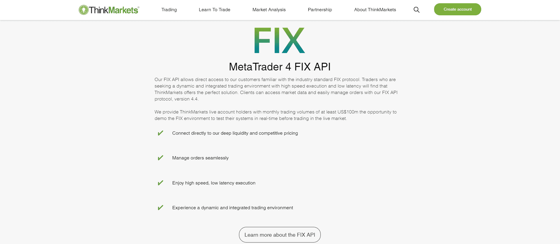 ThinkMarkets Review FIX protocol ThinkMarkets Review FIX protocol